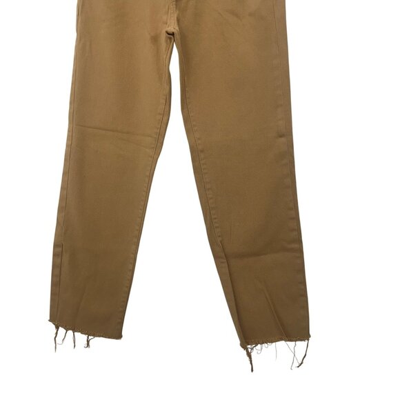 Kensie Jeans Vintage Luxe Womens Slim Fit Tan Distressed Denim Pants Size 6/28 - Picture 10 of 10